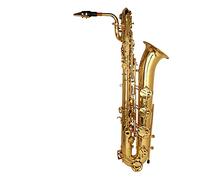 PECY Saxophone E Flat Baritone Saxophone Professional Playing Lacquered Brass Saxophone (Color : Surface baked gold paint)