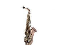 PECY Saxophone New Golden Saxophone And Alto Saxophone Mouthpiece Gift Box Super Excellent Playing Instrument (Color : Red antique copper)