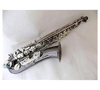 PECY Saxophone Yellow Brass C Melody Saxophone With Case Black Nickel Sax Musical Woodwind Instruments
