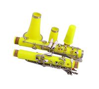 PECY Yellow 17 Keys Performance Grade Instrument Clarinet Clarinet Woodwind Instrument