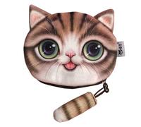 Ped Thorchy Wallet - Tender Case for , Animal Bag, Small Wallet with Perfect Plush Tail for Birthday Gift for Friends Daughters with Practical Closure to Use at Parties, brown, see description