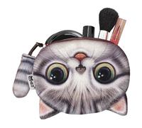 Ped Thorchy Wallet - Tender Case for , Animal Bag, Small Wallet with Perfect Plush Tail for Birthday Gift for Friends Daughters with Practical Closure to Use at Parties, Light Gray, see