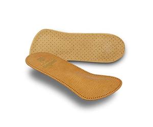 pedag Comfort Leather Insole - The Extra Portion of Support & Comfort for Your Foot | Pad for Pronounced Splayfoot | Ideal for Comfortable, Flat Shoes | Relieves Foot Discomfort