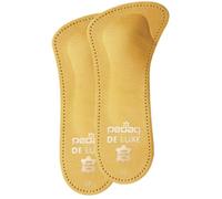 Pedag De Luxe 3/4 Insoles for Leather Shoes with Reduction and Open Toe Support - Brown, 37 EU