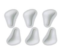 Pedag T-Form | German Made | Metatarsal Foot Pads for Pain Relief | Anatomically Correct | Vegetable Tan Leather | Self Adhesive | White | Size Large, Fits US W11-13 /US M 8-10 | 3 Pairs