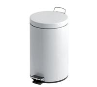 Pedal Bin; 20L; Steel; White