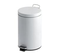 Pedal Bin; 30L; Steel; White