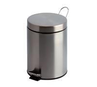 Pedal Bin; 3L; Stainless Steel; Silver