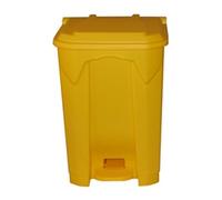 Pedal Bin; 50L; Polypropylene; Yellow