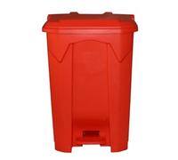Pedal Bin; 80L; Polypropylene; Red