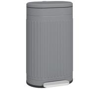 Pedal Bin Light Green 20L 36.5x31.2x45cm Metal & PP Plastic Soft-Close Silent UK