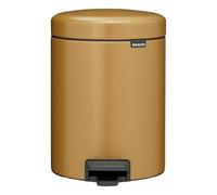 Brabantia NewIcon 5 Liter Pedal Bin - Warm Gold