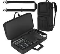 Pedal Board Case Compatible with Boss ME-80 / GT-1000 / GX-100 / ME-90, Guitar Multi-effects Pedal Carrying Bag Thick Padded with Multi-pocket, Carry Soft Case for Guitar Pedal Board and Accessories