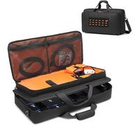 Pedal Board Case Compatible with Boss ME-90/GT-1000/GX-100/ME-80, Guitar Multi-effects Pedal Carrying Bag with Multiple Pockets for Guitar Cable & Accessories (Bag Only)