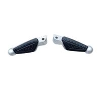 Pedal bracket Fit For Benelli BN600 TNT600 Motorcycle Front Left Right Footrest Foot Pegs Pedals Rear Footpeg(Silver Back 1pair)