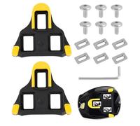 Pedal Cleats Compatible with Shimano SPD-SL SPD SH11 SH12 SH10 SH51, Professional Cycling Shoes Cleat Set Replacement for Road Bike Indoor Cycling MTB, Durable Nylon Silica Gel Anti-Slip