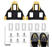 Pedal Cleats for Shimano SPD-SL & SPD Compatible with SH11, SH12, SH10, SH51 Systems - Lightweight 6-Degree Floating Cleat Set for Road Bikes, Indoor Cycling, and MTB - Durable Anti-Slip Design