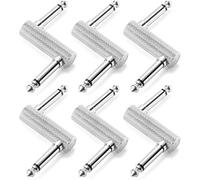 Pedal Coupler TZ Type Guitar Effect Connector 1/4 inch 6 Pack
