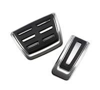 Pedal Cover fits for VW fits for Golf 7 For Tiguan For Passat B8 fits for Seat For Leon 5F MK3 Car Pedals Footrest Gas Fuel Brake Clutch Cover Brake Foot Pedals(AT Without Rest)(AT Without Rest)