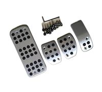 pedal cover For Peugeot 2008 207 CC SW GTI/RC 208 GTI 308CC MT Manual AT TTCR-II Gas Brake Foot Rest Pedal Modified Car Cover car pedals (Color : MT 4 PCS)