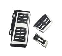 Pedal Cover For Seat Leon 5F MK3 2012- Car Styling Fuel Brake Dead Pedal Cover Set Car Pedals(AT With Rest Pedal)