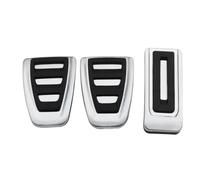 Pedal Cover For Vw For Transporter For Multivan T5 T6 For Caravelle T6 Accessories Stainless Steel Fuel Brake Footrest Pedal Cover AT MT Pedal Pad(MT RHD)