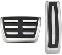 Pedal Covers for Cars Car Pedal Pads for Q7 4L SQ7 2007-2015 LHD Pedal Cover Fuel Gas Brake Footrest Pads