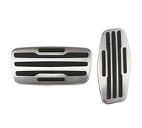 Pedal Covers For Chevrolet For Chevy For Silverado 1500 2500 3500 2019-2021 Car Pedals Stainless Steel Accelerator Gas Brake Pedal Cover Accessories Foot Pedals Pad