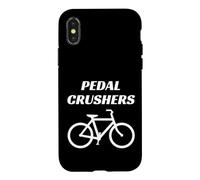 Pedal Crushers Bicycle Funny Cycling Rider Cycle Racing Case for iPhone X/XS