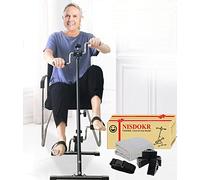 Pedal Exerciser Bike Hand Arm Leg and Knee Peddler Adjustable Fitness Equipment for Seniors, Elderly Home Pedal Exercise Bike for Total Body