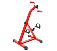 Pedal Exerciser,Bike Pedal Exerciser,Mini Exercise Bikes,with Handle Adjustable Suitable for Anyone(Red)