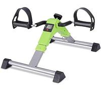 Pedal Exerciser Electric Pedal Portable Exercise Bike Stepper Home Pedal Exerciser Folding Exercise Bike Rehabilitation Exercise Maine, White(Green)