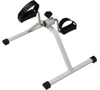 Pedal Exerciser Electric Pedal Portable Mini Exercise Bike Stepper for Elderly Lower Limb, Portable Fitness Bike Leg Trainer, Non-Slip Bottom, Adjustable Resistan,