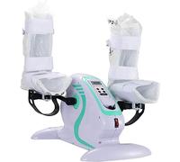 Pedal Exerciser for Seniors Rehab Training, Electric Exercise Bike with Remote Control for Arm/Leg Fitness Rehabilitation Bicycle Trainer, Mini Cross-Trainer