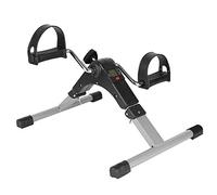 Pedal Exercisers Folding Pedal Exerciser, Mini Exercise Bike Adjustable Resistance Portable Foot Pedal, Under Desk Bike (Black-120kg Support)