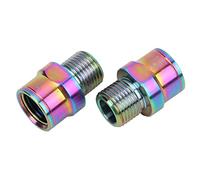 Pedal Extenders, Pedal Extenders for Cars Alloy Bike Pedal Extension Shaft Bicycle Pedal Extender Bike Pedal Extender for Mountain Road Bike (Shiny; 3x2.6mm)