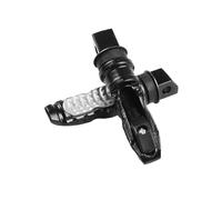 Pedal Extension Pedal 8MM Hole Aluminum Motorcycle Rear Passenger Foot Pegs Pedals Footrest Scooter Foot-Peg Motorbike Pedal Modification 2pcs /set
