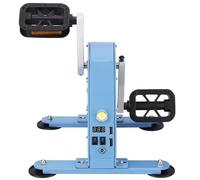 Pedal Generator, 100W Foot Power Generator with USB Interface and LED Lighting, Hand Crank Generator DC 1-35V Output for Household and Outdoor Use