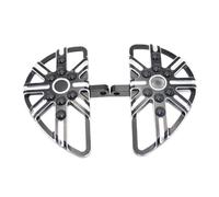 Pedal Motorcycle Rear Passenger Floorboard Black/Chrome Foot Peg Padel For Sportster XL1200 XL883 For Touring For Ro&ad Glide For So&ftail