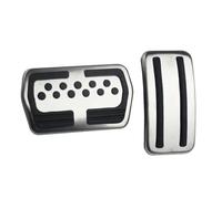 pedal pad Car Pedals Car Stainless Steel Car Pedal Pads Cover Fit For Ford Focus 2 3 4 MK2 MK3 MK4 RS ST Kuga Escape(AT)
