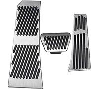 Pedal Pad Cover, For BMW 5 6 7 Series F01 F07 F10 F11 F06 X3 F25 X4 Z4 E89, Car Accelerator Gas Pedal Brake Pedals Cover Footrest Pad Accessories,AT 3pcs