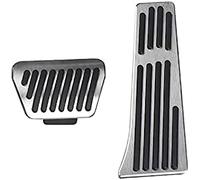 Pedal Pad Cover, For BMW 5 6 7 Series F01 F07 F10 F11 F06 X3 F25 X4 Z4 E89, Car Accelerator Gas Pedal Brake Pedals Cover Footrest Pad Accessories,AT 2pcs