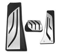 Pedal Pad Covers fits for X3 X4 5 6 7 Series Touring AT Accelerator Brake FootRest Pedal Pads Styling Gas Refit Sticker (Size : AT 2 PCS)(AT FULL SET)