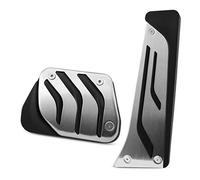 Pedal Pad Covers fits for X3 X4 5 6 7 Series Touring AT Accelerator Brake FootRest Pedal Pads Styling Gas Refit Sticker (Size : AT 2 PCS)(AT 2 PCS)