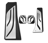 Pedal Pad Covers fits for X3 X4 5 6 7 Series Touring AT Accelerator Brake FootRest Pedal Pads Styling Gas Refit Sticker (Size : AT 2 PCS)(MT FULL SET)