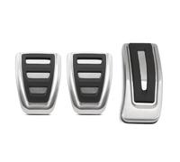 Pedal Pad For Skoda For Fabia Mk4 2021 2022 Stainless Steel Gas Brake Restfoot Non-slip No Drilling Pedal Automotive Parts AT MT Car Pedals Car Pedal Cover(3 PIECE)