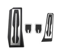 Pedal Pads Auto Clutch For BMW For G30 For G31 5 For Series 2017-2023 Car Pedals Stainless Steel Footrest Brake Gas Accelerator Pedal Cover(4Pcs MT with rest)