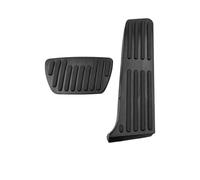 Pedal Pads Auto Clutch For Camry For XV70 2018 2019 2020 2021 2022 2023 Car Accelerator Gas Brake Pedals Footrest Pedal Non Slip Pad Cover(AT 2PCS Black)