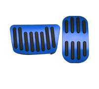 Pedal Pads Cover For Corolla For Cross XG10 2021-2025 For Hybrid Car Accelerator Pedal Brake Rest Foot Pedals Cover(AT 2pcs Blue)