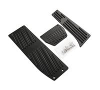 Pedal Pads Covers Replacement for Bmw 1 3 Series X1 E39 E46 E87 E90 E91 E92 Accelerator Gas Fuel Brake Foot Rest Pedal Pads Pedal(Fuel Brake Clutch Mt)(Black Drill for AT)